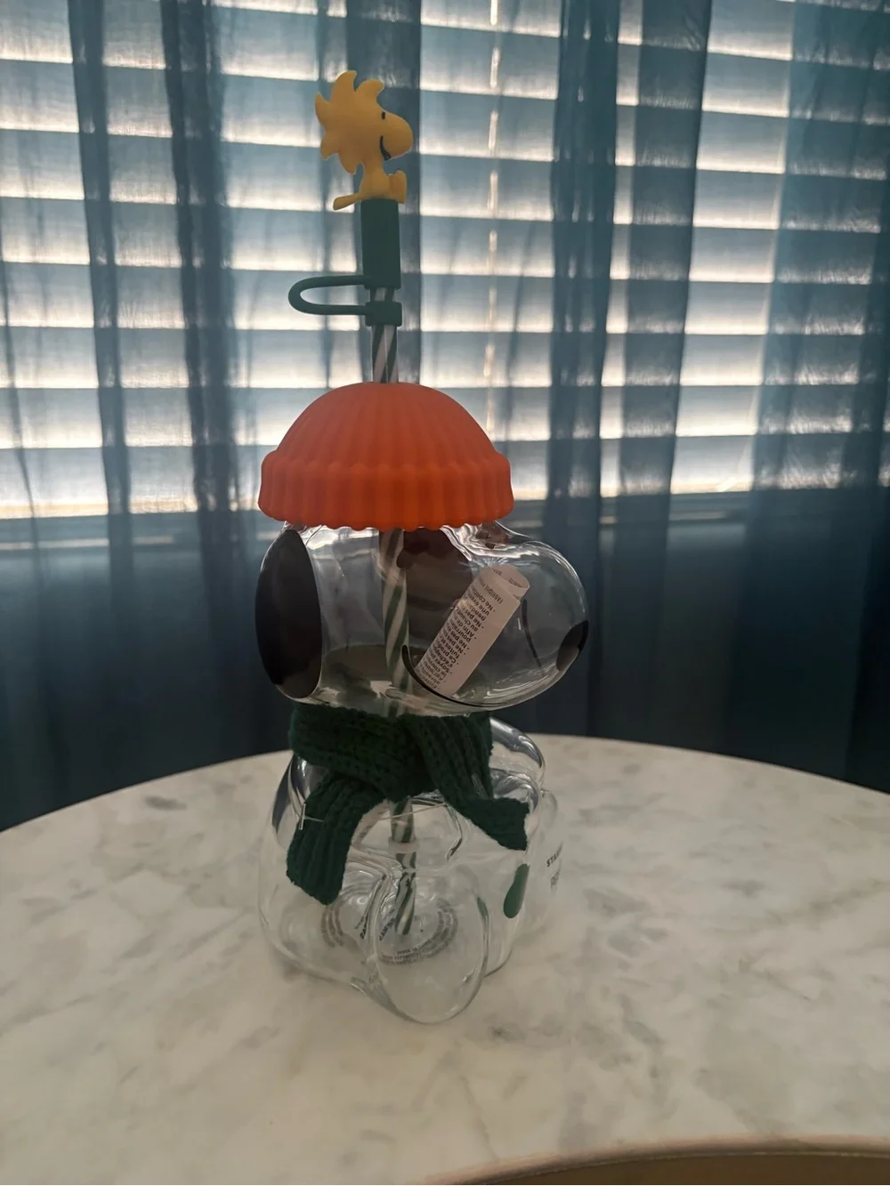 Starbucks x Peanuts Snoopy Glass Cold Cup (Fall 2026 Collection)